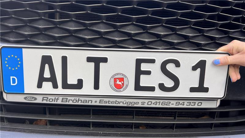 Daraus wird leider nichts: Ein eigenes Kfz-Kennzeichen fürs Alte Land.