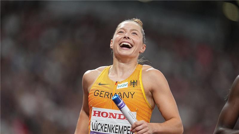 Olympiasiegerin Ogunleye ohne Medaille - „Krasser Zehnkampf“ Darf sich auf den Endlauf mit der deutschen Staffel freuen: Gina Lückenkemper.