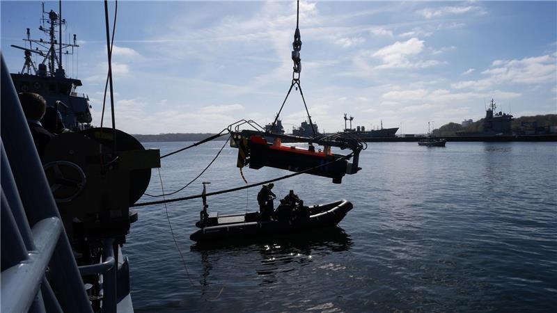 Das 3. Minensuchgeschwader der Deutschen Marine verfügt über ferngesteuerte Ausrüstung.
