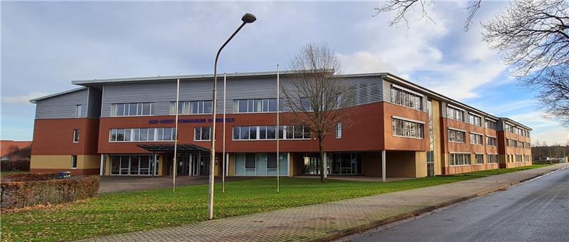 Harsefelds Gymnasium wächst: Das sind die Pläne Das AGG in Harsefeld wird erweitert. Foto: Landkreis Stade / Daniel Beneke