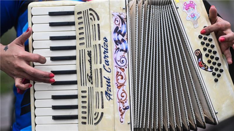 Das Akkordeon ist nicht nur in Europa beliebt. (Archivbild)