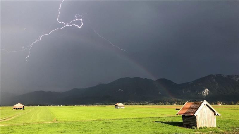 Das Alpenvorland gilt generell als blitzreich. (Archivfoto) 