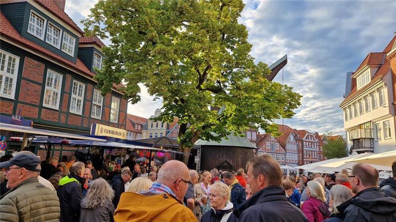 Große Feste in Stade: Diese Events stehen für 2025 schon auf dem Plan Gedränge auf dem Fischmarkt am alten Hansehafen