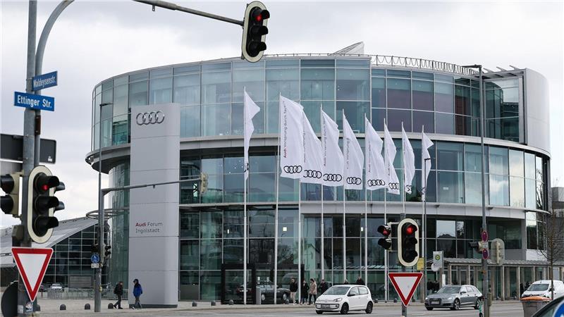 Das Audi-Forum in Ingolstadt.