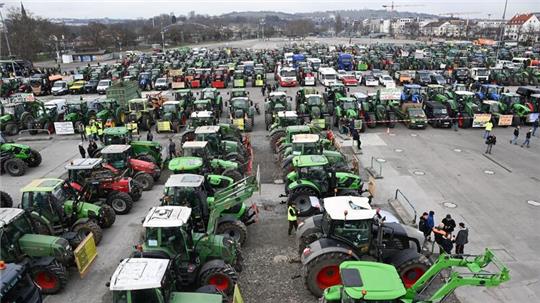 Das Aus für Diesel-Vergünstigungen rief in der Agrar-Branche Proteste hervor.