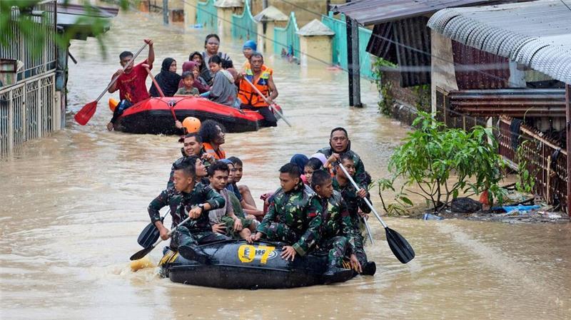 Nach Starkregen: 23 Tote bei Erdrutschen auf Sumatra Das Ausmaß der Schäden ist noch unklar.
