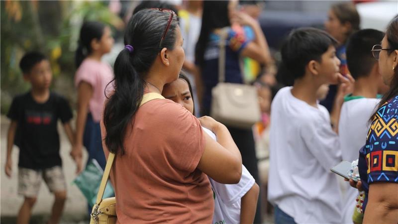 Starkes Erdbeben auf Philippinen - Ausmaß noch unklar Das Ausmaß der Schäden war zunächst unklar.