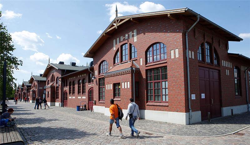Das Auswanderermuseum Ballinstadt auf der Hamburger Veddel. Foto: Markus Scholz/dpa
