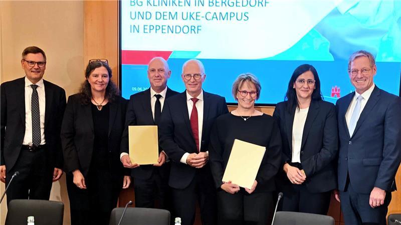 Das BG Klinikum Hamburg - bisher in Bergedorf - in soll künftig ein wichtiges Standbein beim UKE haben.