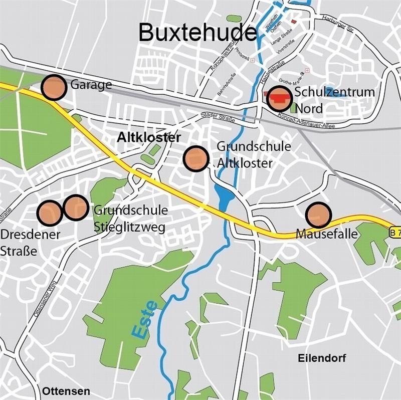 Das Bewegungsprofil des Angeklagten an den beiden Tattagen. Grafik Schwartau