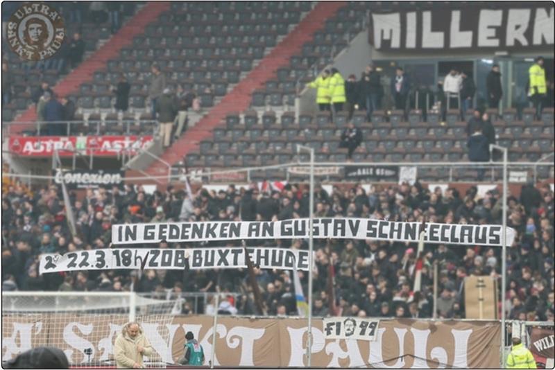 Das Bild entstand in der Südkurve am Millerntor 2018. Foto: USP