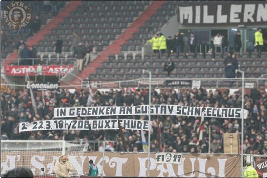 Das Bild entstand in der Südkurve am Millerntor 2018. Foto: USP