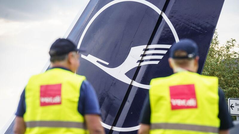 Verdi zwingt Lufthansa zu Rumpf-Programm Das Bodenpersonal mehrerer Lufthansa-Gesellschaften tritt am Mittwoch in den Warnstreik.