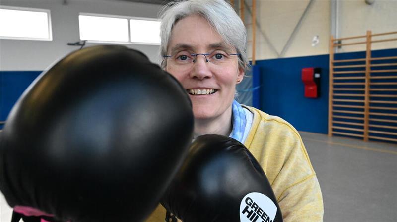 Wie Boxen bei Parkinson hilft: „Ein blaues Auge hatte noch keiner“ Das Boxen wirkt sich positiv auf das Wohlbefinden aus, findet auch Meike.