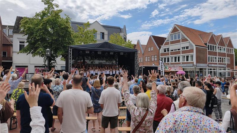 Lob für den Sicherheitsdienst: So lief das Stader Altstadtfest Das Bühnenprogramm am Pferdemarkt begeisterte die Zuschauer am Sonntag.