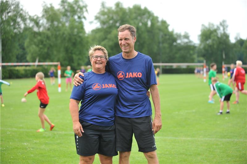 Das Bundestrainer-Duo: Heike Hafer und Hartmut Maus.