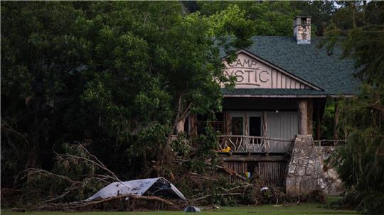 Das „Camp Mystic“ am Guadalupe River wurde von den Überschwemmungen überrascht.