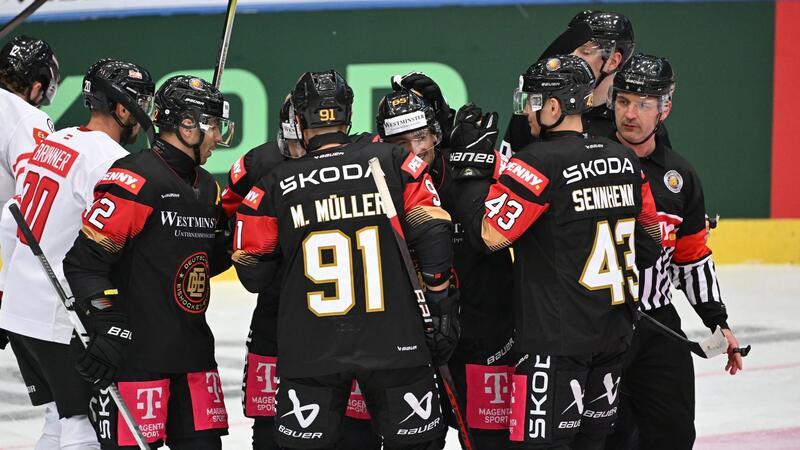 Das DEB-Team holte sich im Testspiel gegen Österreich den Sieg.