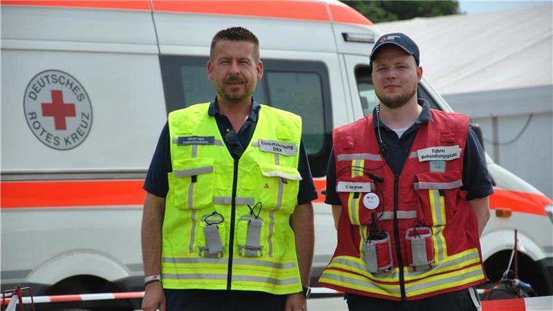 Das Deutsche Rote Kreuz war mit 450 Einsatzkräften aus zwölf Kreisverbänden in Niedersachsen auf dem Hurricane, um Festivalbesuchern in der Not zu helfen.