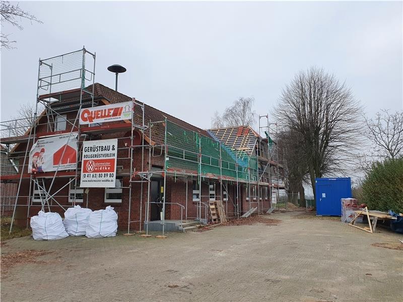 Das Dorfgemeinschaftshaus in Aspe ist ein wichtiges Projekt im Rahmen der Dorfentwicklung. Foto: Beneke