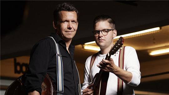 Das Duo Black Patti aus München spielt wieder in der Villa von Issendorff in Himmelpforten.