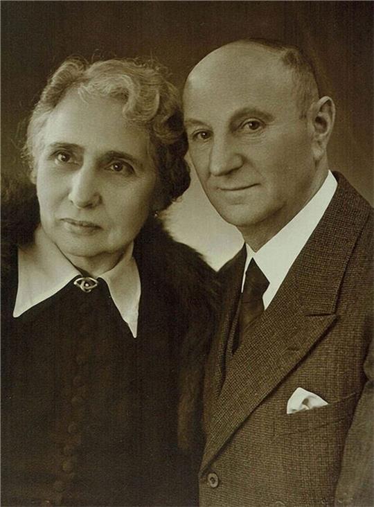 Das Ehepaar Arthur und Eugenie Samuel erfuhr in düsterer Zeit Hilfsbereitschaft von der Bevölkerung. Foto: CNV-Archiv