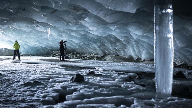 Gletscherschmelze in den Alpen besonders früh Das Eisvolumen der Schweizer Gletscher hat sich seit 1950 halbiert. (Archivbild)