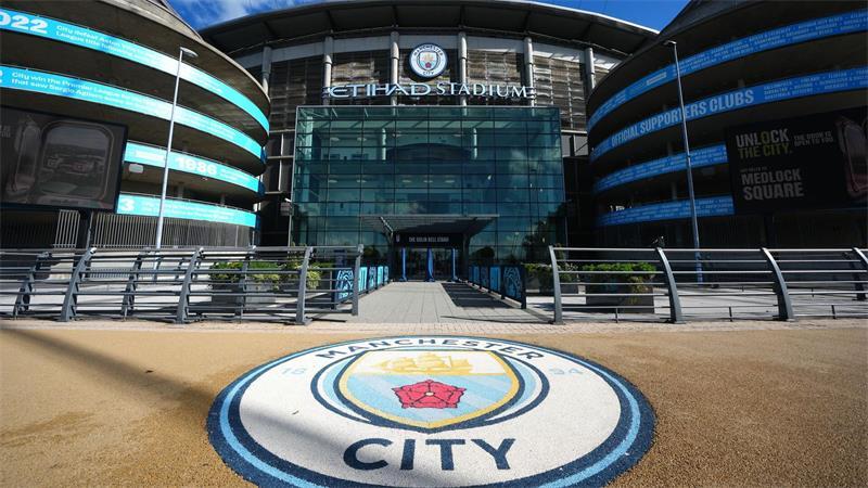 Das Etihad Stadium von Manchester City.