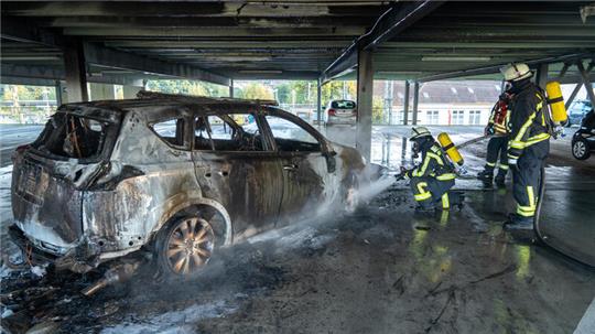 Das Fahrzeug wurde in einem Parkhaus in Buchholz entdeckt.