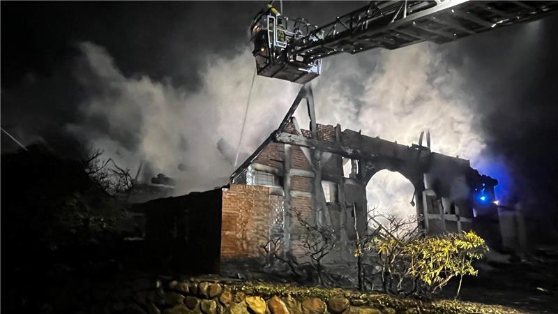 Das Feuer ist bezwungen.
