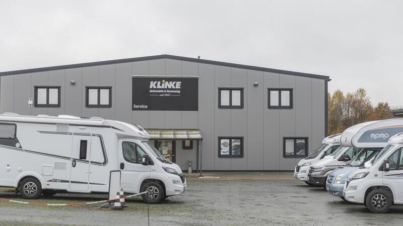 Wohnmobilhändler aus der Region insolvent – Kein Einzelfall Das Firmengelände von Klinke Caravaning in Loxstedt-Stotel.