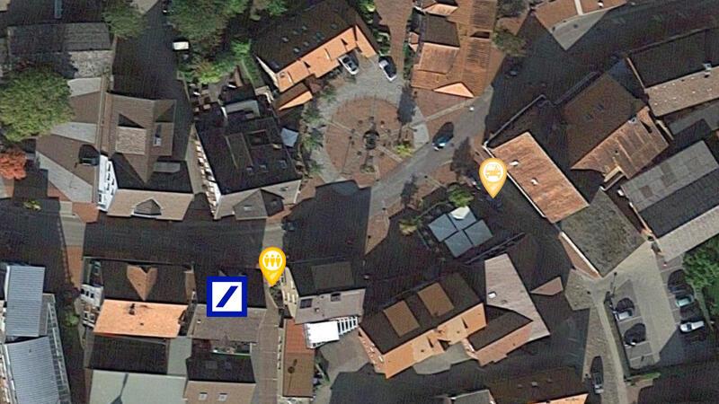 Geldautomat in Harsefeld gesprengt: Was Zeugen gesehen haben Karte der Marktstraße in Harsefeld