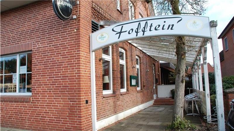 Das Fofftein in der Straße Beim Untervogt hinter dem Gemeindehaus in Apensen.