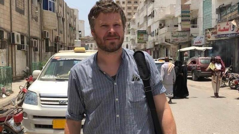 Das Foto zeigt Christoph Ehrhardt 2018 im Jemen. Seine Arbeit als Korrespondent in arabischen Städten führte ihn zum Beispiel auch in den Irak oder nach Katar.