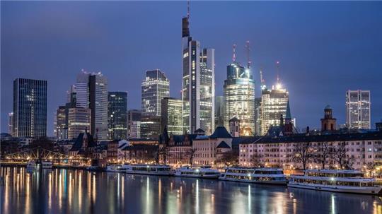 Das Frankfurter Bankenviertel.Fotograf