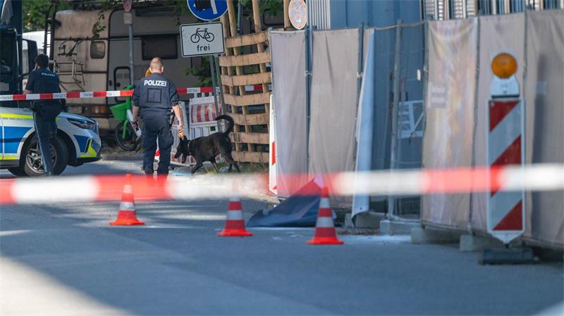 Das Gelände wurde abgesperrt.
