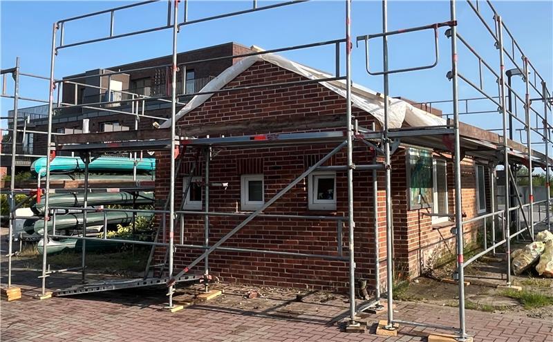 Schon wieder teurer? Neue Kostenexplosion überrumpelt Horneburg Das Hafenkontor in Horneburg soll komplett saniert werden.