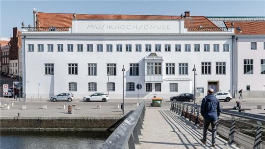 Das Hauptgebäude der Musikhochschule Lübeck.