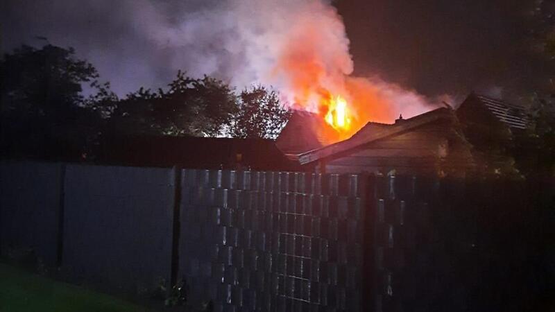 Das Haus in Surheide stand eigentlich zum Verkauf. In der Nacht auf Donnerstag schlug dort der Blitz ein.