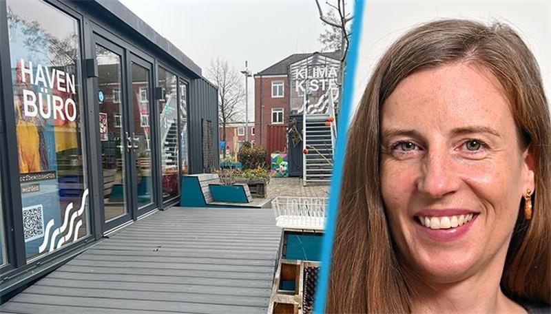 Das Havenbüro ist die zentrale Anlaufstelle auf dem Ankerplatz.