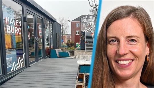 Das Havenbüro ist die zentrale Anlaufstelle auf dem Ankerplatz.