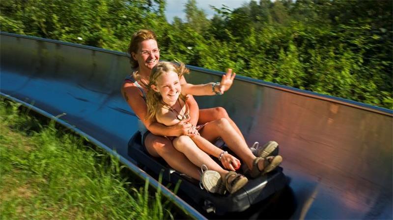 Das Highlight in der Wingst: die Sommerrodelbahn.
