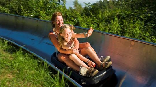 Das Highlight in der Wingst: die Sommerrodelbahn.