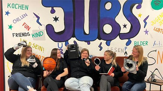Das JUBS-Team Harsefeld (von links): Johanna Brinkmann, Lara Goede, Nicola Ehlen, Sandrine Husstedt und Denise Kempa.