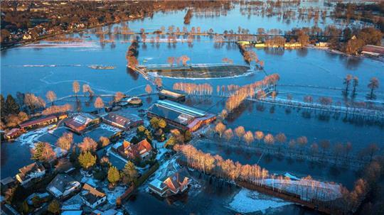 Das Jahr 2024 war nicht nur deutlich zu warm, auch das Soll für Niederschläge wurde übertroffen (Archivbild).