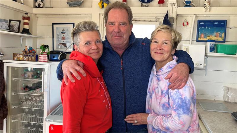 Das Kaffeeklappen-Team freut sich auf die Saison: Eva, Ralf und Andrea (von links).
