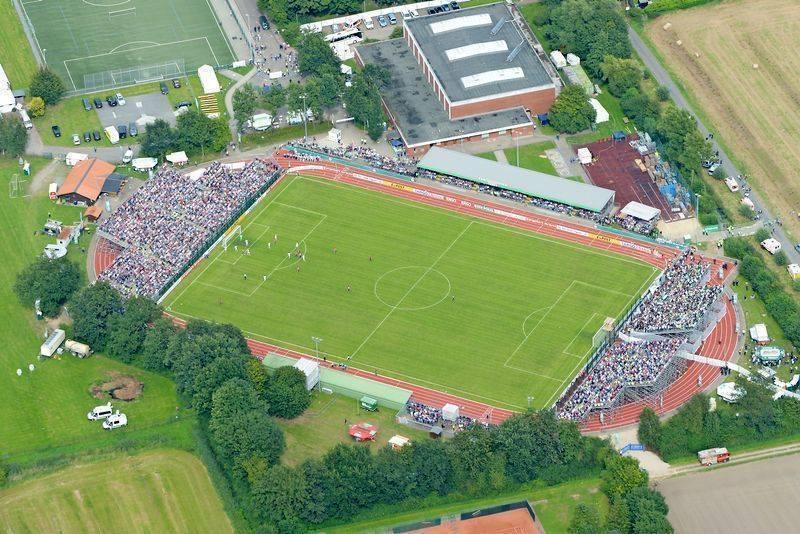 Das Kehdinger Stadion. Foto Elsen