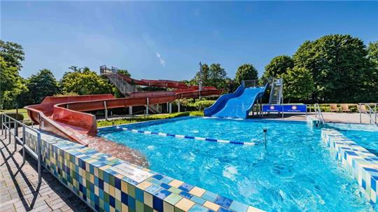 Das Kinderbecken im Freibad Harsefeld.