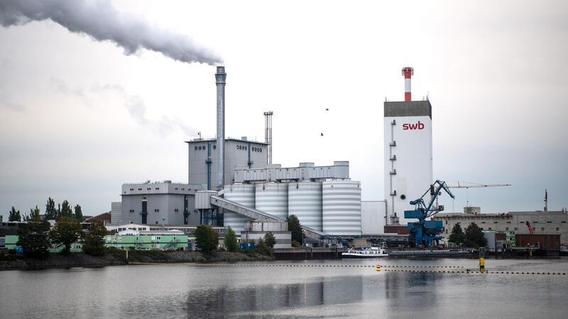 Das Kraftwerk an der Weser in Bremen-Hastedt im November 2021.