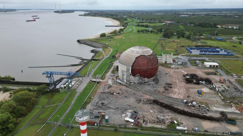 Das Kraftwerksgelände der PreussenElektra an der Elbe. Für die Nachnutzung gibt es viele Ideen.